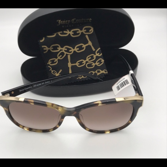 JUICY COUTURE  BLACK LABEL LA SUNGLASSES - KHAKI HAVANA BLACK   NWT main image 6